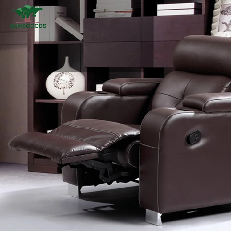 High Quality Leather Theater Chairs, Light Brown Leather Chairs