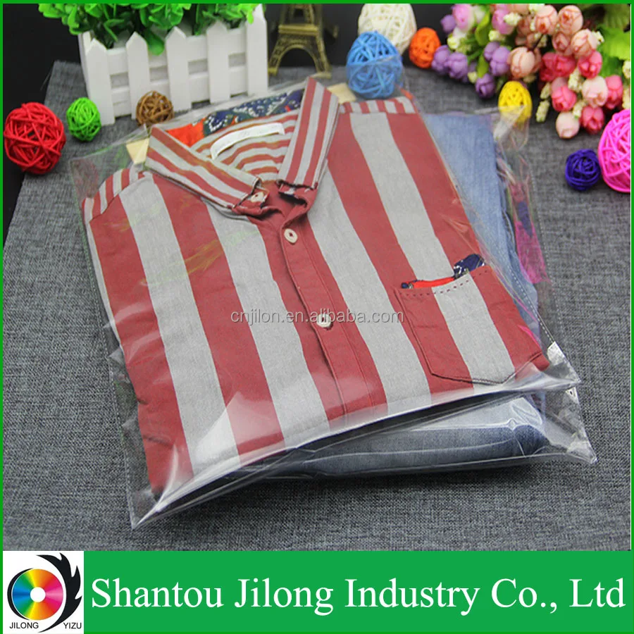 Self adhesive Sealing Garments Clear Packaging CD DVD Opp Sleeve