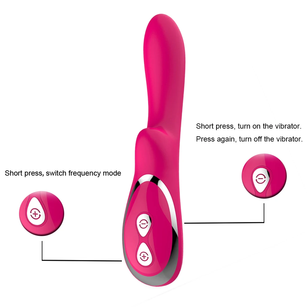 
Magnetic Suction Rechargeable IPX 7 Women Waterproof G Spot Vibrator 
