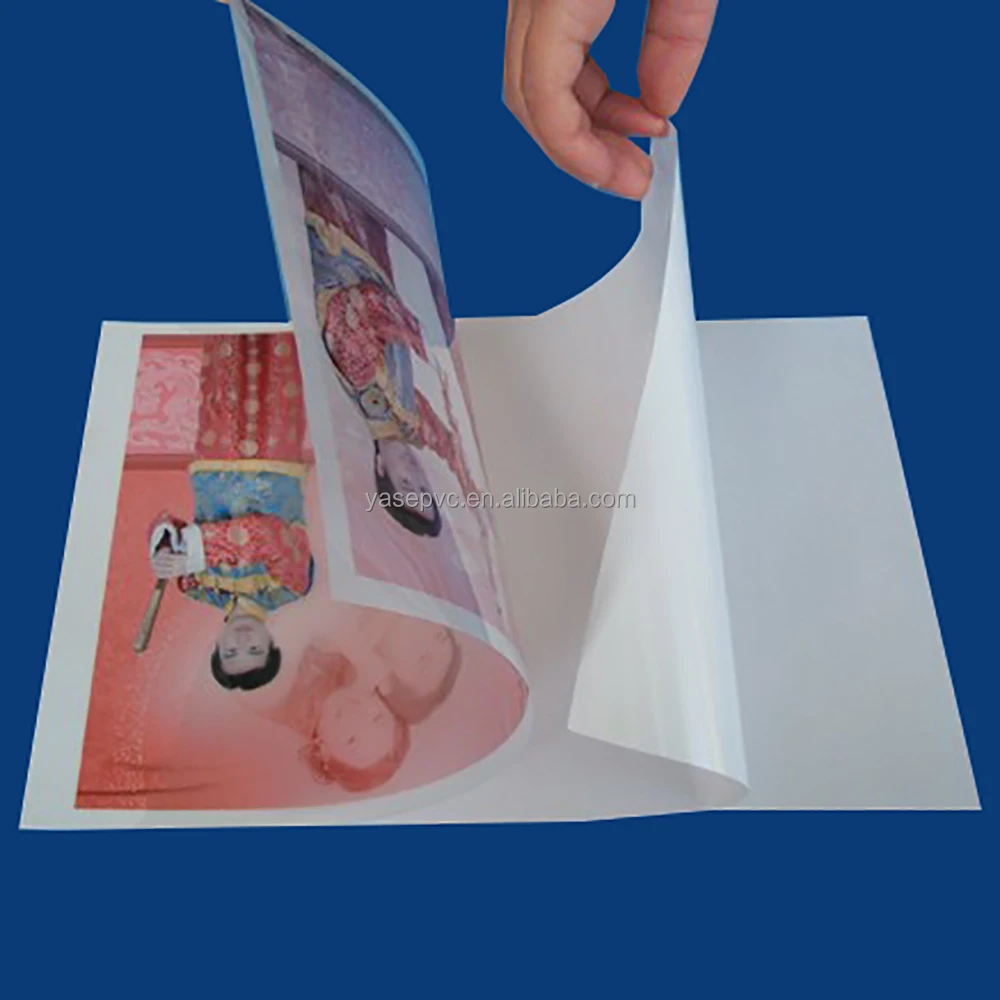 Factory clear card ID white blank plastic pvc cards inkjet sheet for plastic card