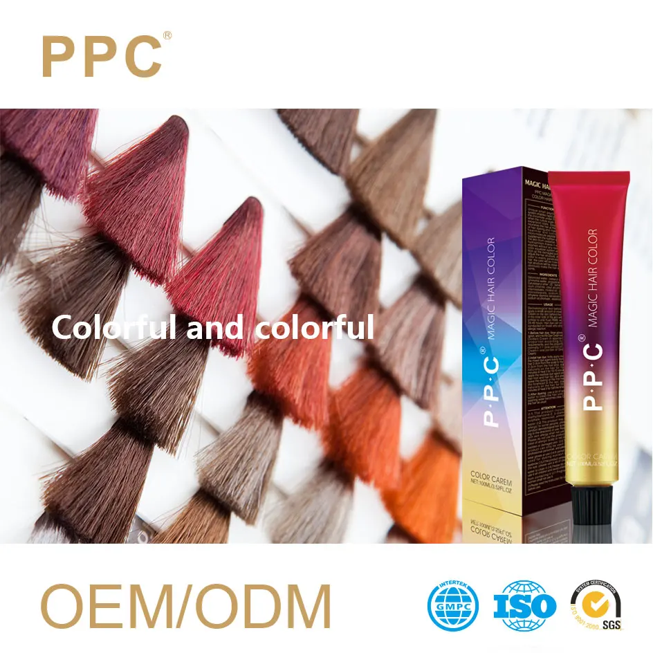 Italian Hair Color Brands Professional Olive Lovely Permanent Dye Anti-allergy Hair Color Cream