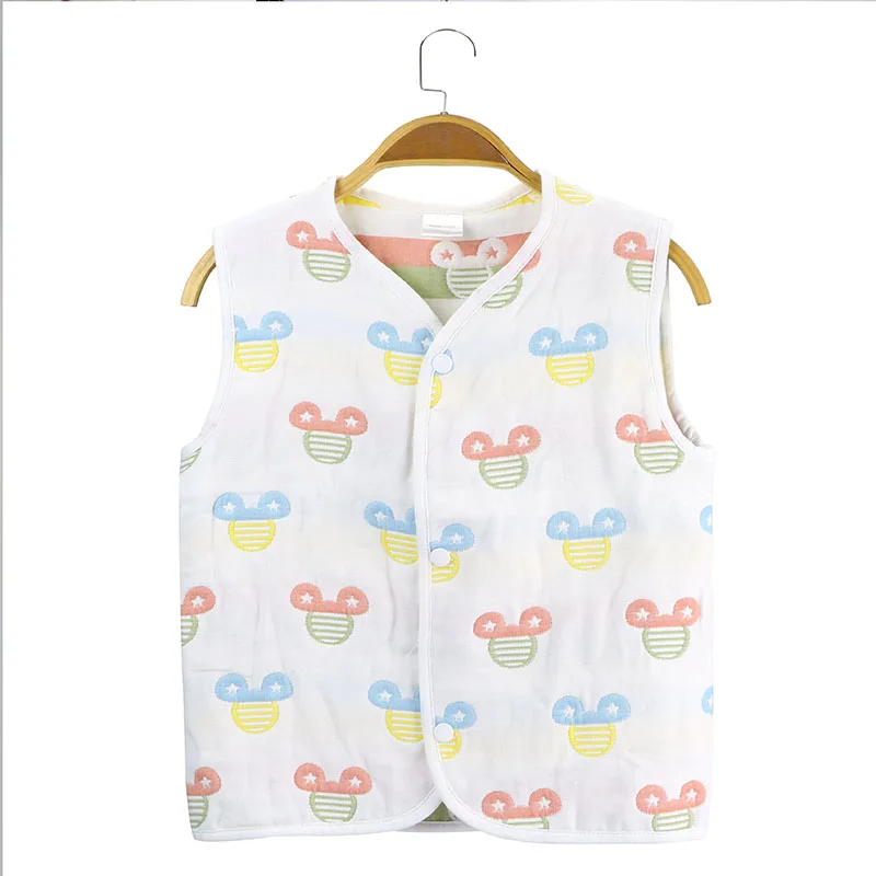 
Super Soft Gauze 100% cotton baby cloth softest 6-layer Baby Vest 