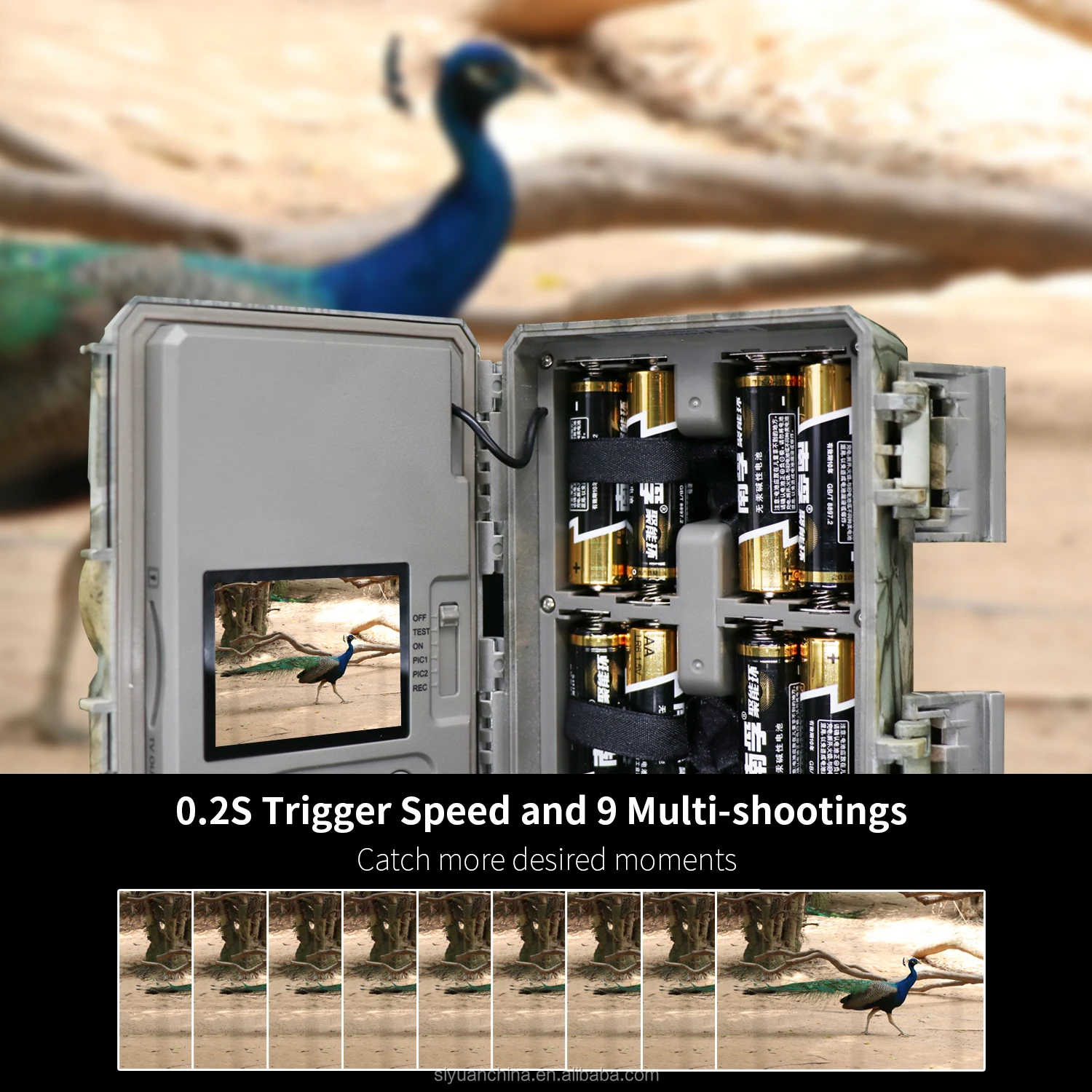 Bestguarder 30MP HD 1080P IR Hunting Game Trail Scouting Camera Wildlife Camera IP68 waterproof with long detection