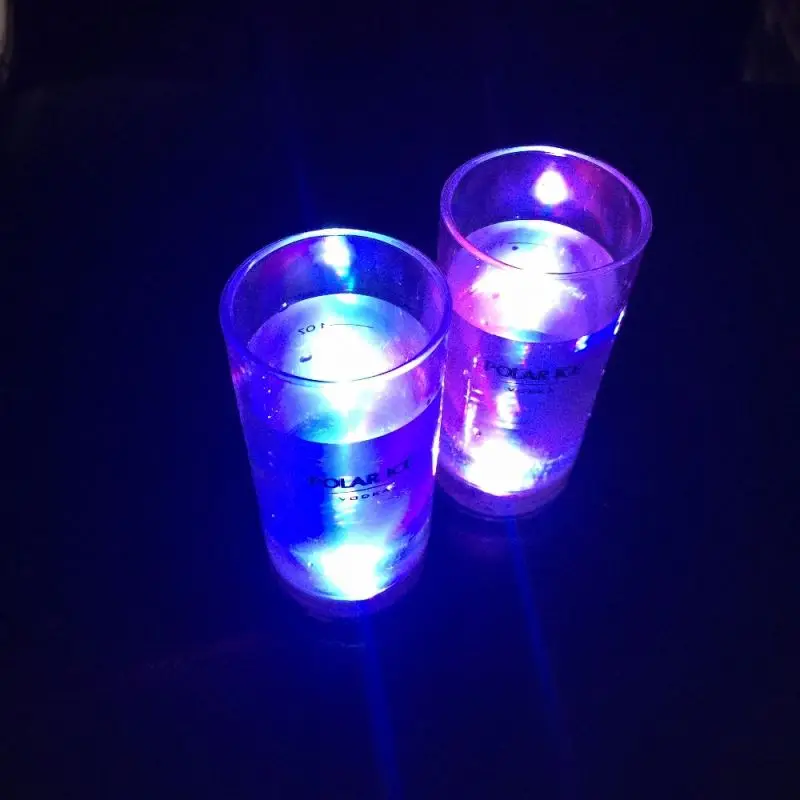 60ml LED light up tequila vodka personalized shot glass