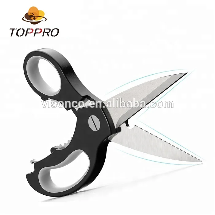 Multi-Purpose Stainless Steel Kitchen Scissors Heavy Duty Stainless Steel Shears