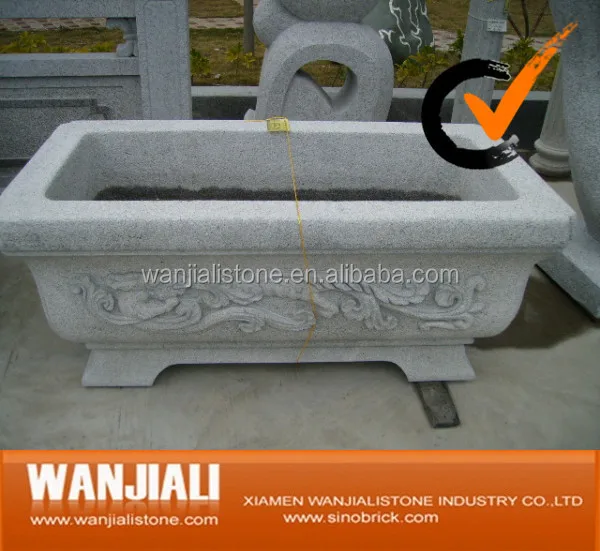 
Carving Granite Nature Stone Flower Pot-Marble Garden Flower Pot 