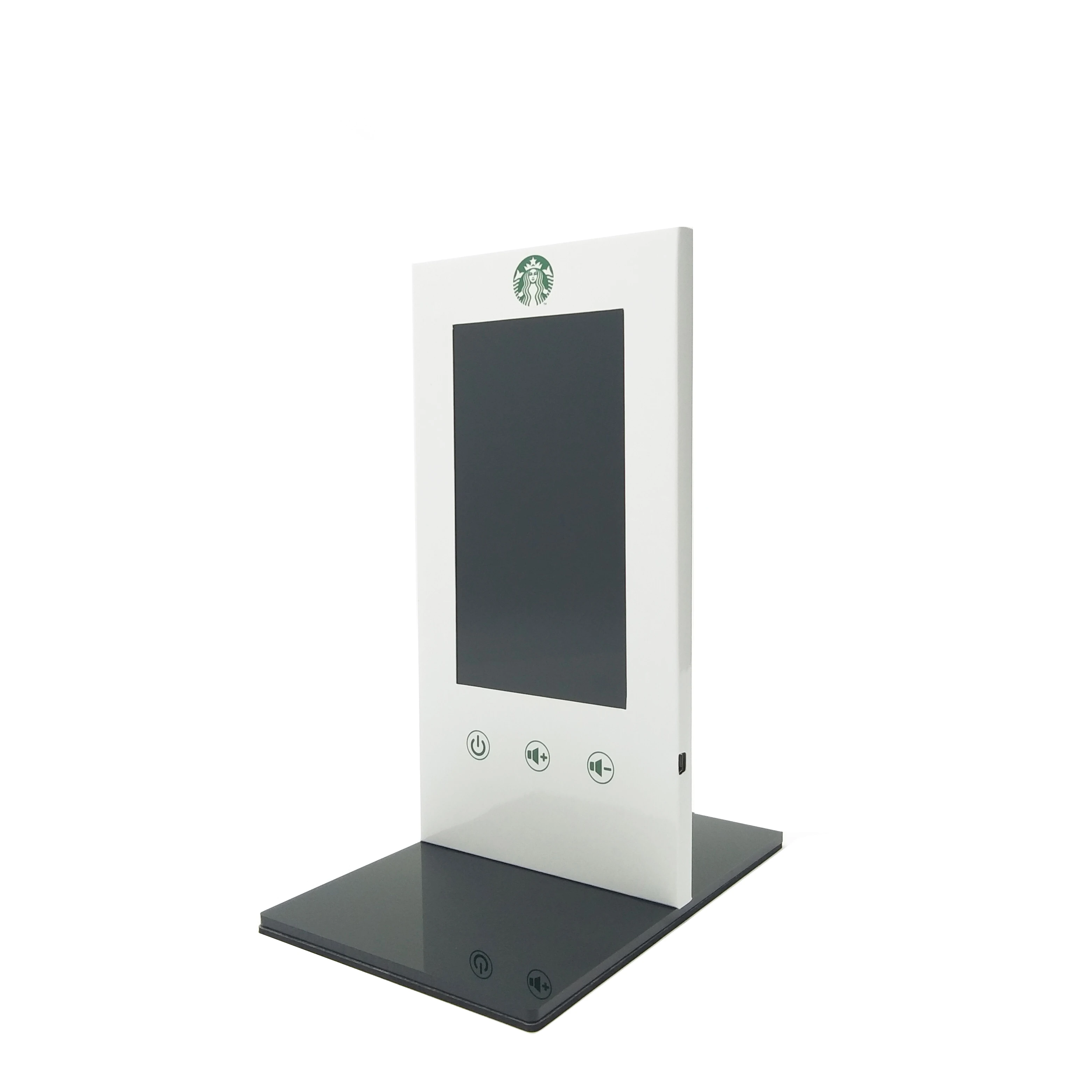 Customized Design Lcd Video Advertising Player Counter Pop Display Cardboard Lcd Screen Acrylic Pop