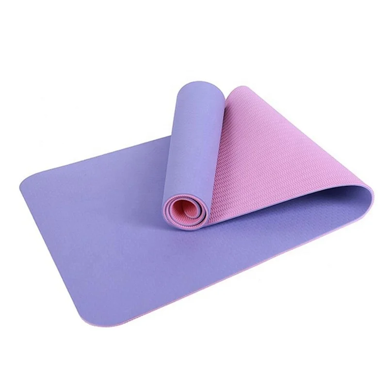 2019 high quality custom print private label tpe eco-friendly yoga mat for yoga beginner