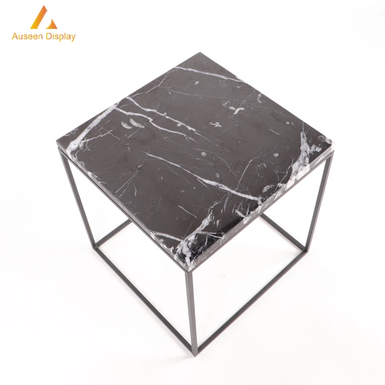
Small square marble table for living room 
