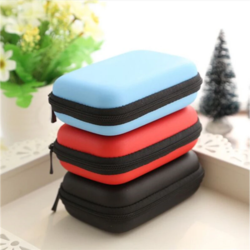Factory directly custom promotional portable small Headset hard travel Eva pouch tool zip Gadget cable Storage server Cases