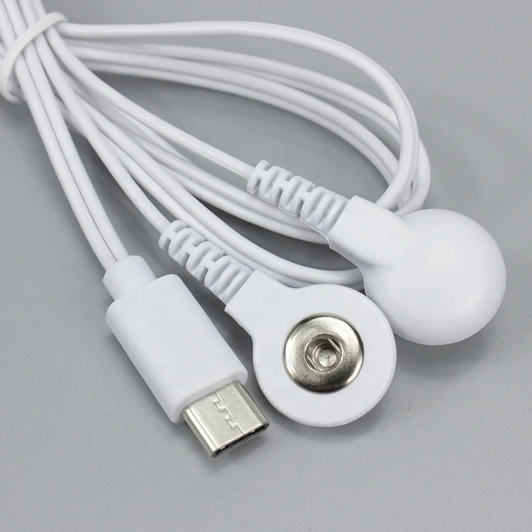 Snap tens lead wires ECG cable medical cable for surgical instrument type-c