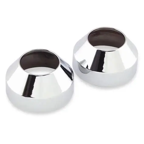 
Customized good price CNC Metal chrome motorcycle front Fork Boot Covers 