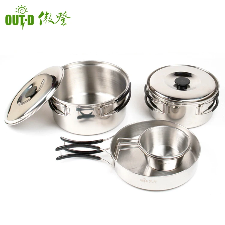 Professional design simple kitchen cooking stainless steel cookware set