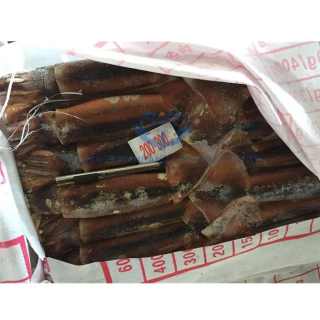 Замороженный кальмар по оптовой цене, замороженный кальмар Illex, морская еда