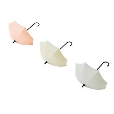 Cute umbrella door key hook kitchen bathroom decoration small plastic hook