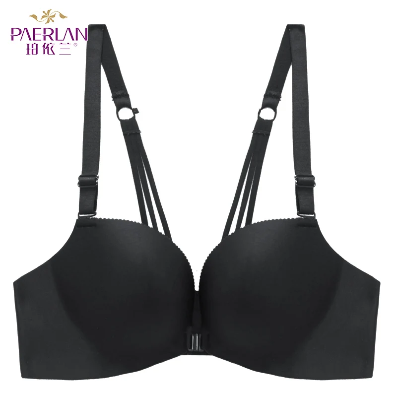 New design one piece seamless push up laser underwear women sexy bra set