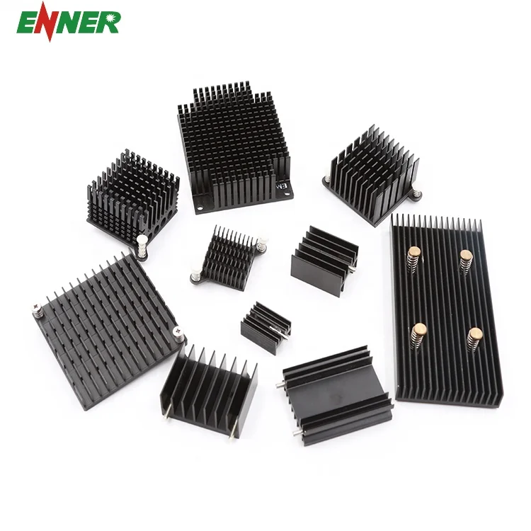 6063 T5 Material Aluminum Extruded Inverter Heat Sink