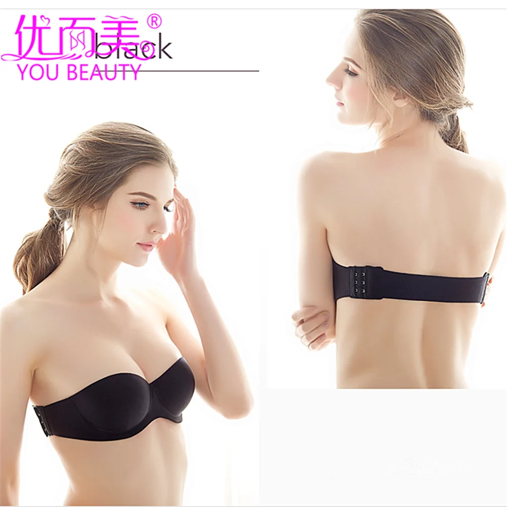 Newest Reusable Invisible Bra One Piece Breathable Cloth Bra Silicone Bra Womens Underwear