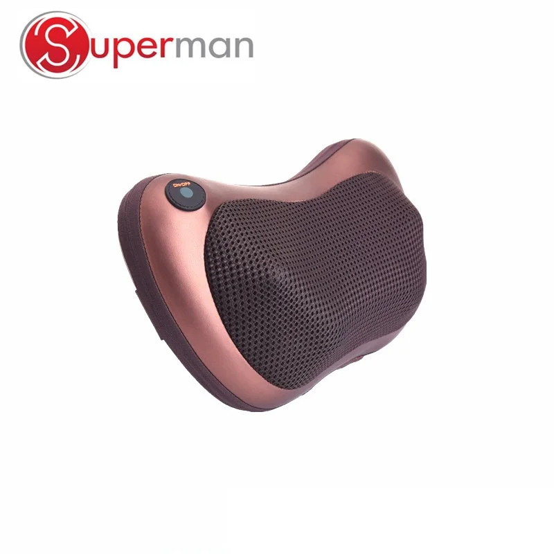 Cheap neck and shoulder warmer massager vibrating neck mini shiatsu massage pillow with infrared heat