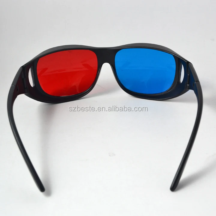 
good selling plastic acrylic lens red blue/Cyan anaglyphic 3d glasses 