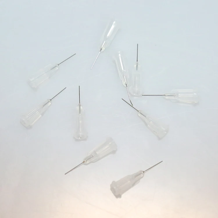 
metal syringe needle luer lock dispensing tip for glue syringe 