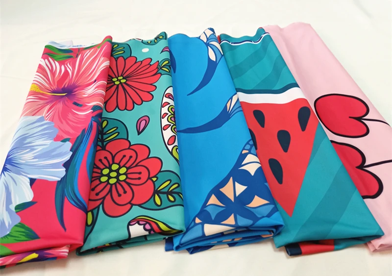 4 way stretch african tropical printed nylon swimwear spandex stretch fabric