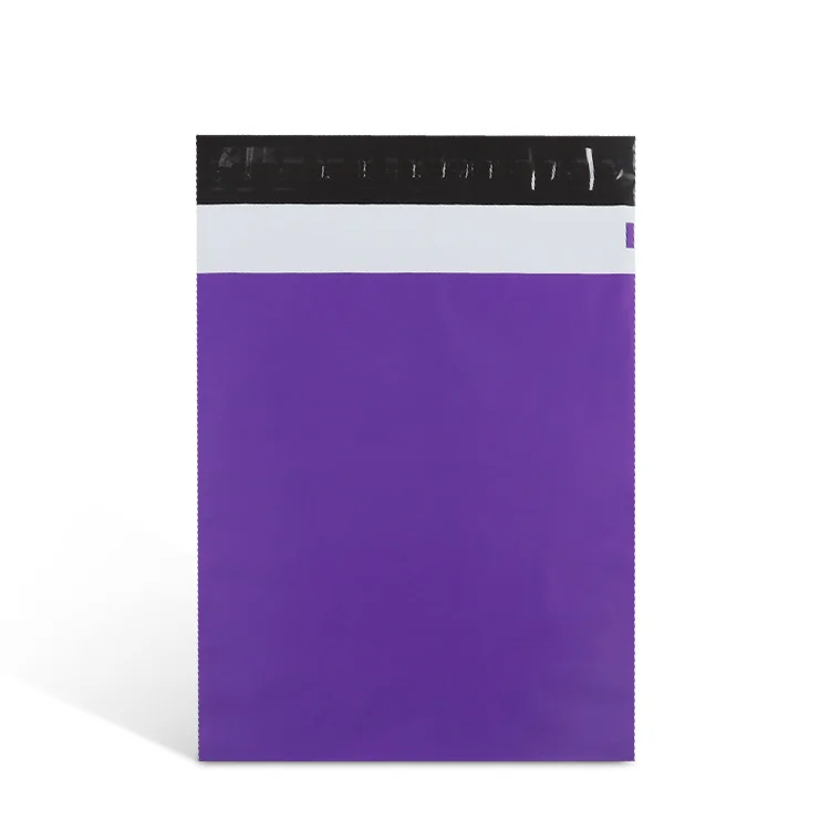 high quality custom printed thank you logo purple poly mailers shipping packaging bags for post envelopes