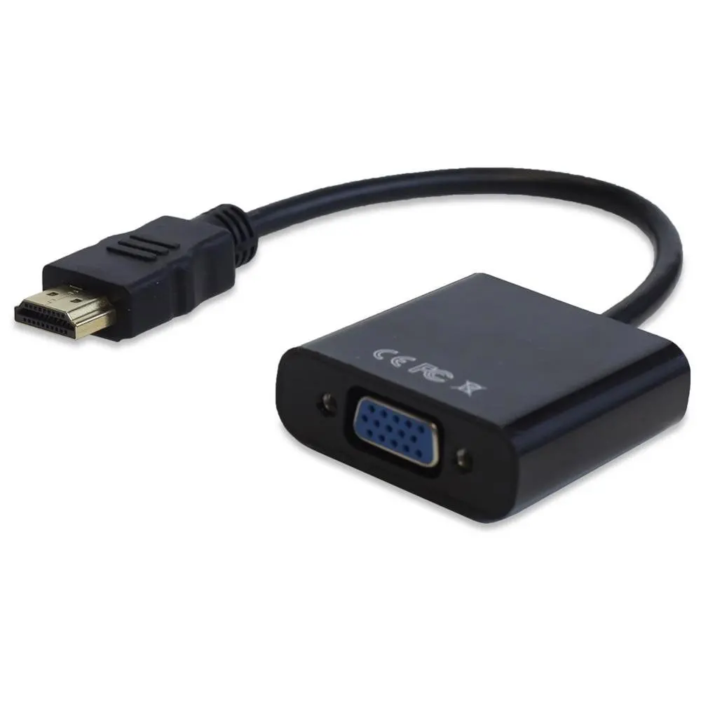 Адаптер для подключения V1.3 HDMI папа-VGA мама/Кабель vga hdmi (20 см)