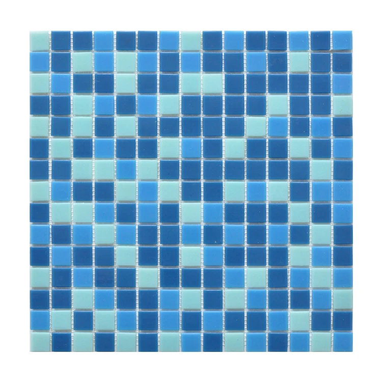 Голубая мозаичная плитка для бассейна, хорошая цена, для улицы