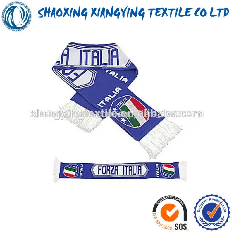 hot sale world football 2014 football fans scarf, knitted scarf, national scarf