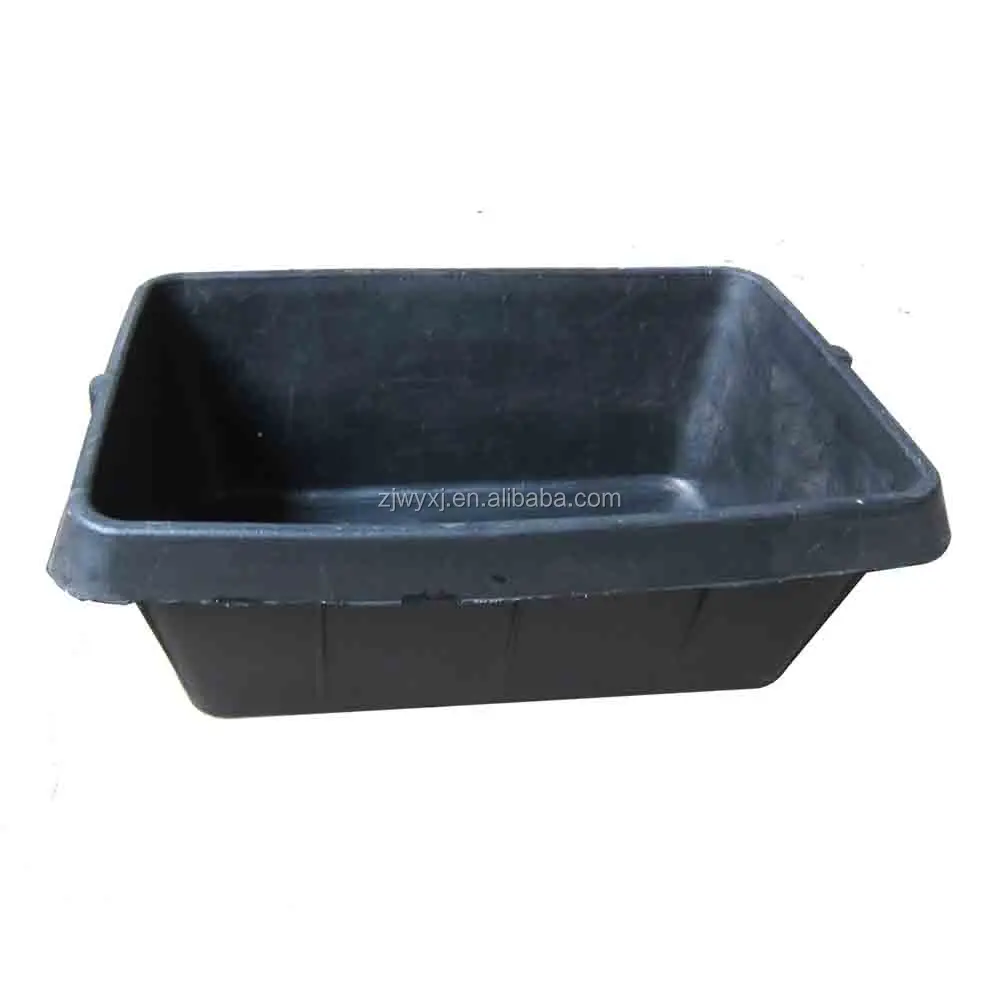 30L rubber Livestock Feed Trough strong buckets For Animals