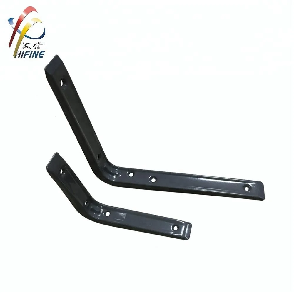 Light duty Aluminum triangle shelf bracket with black powder coating