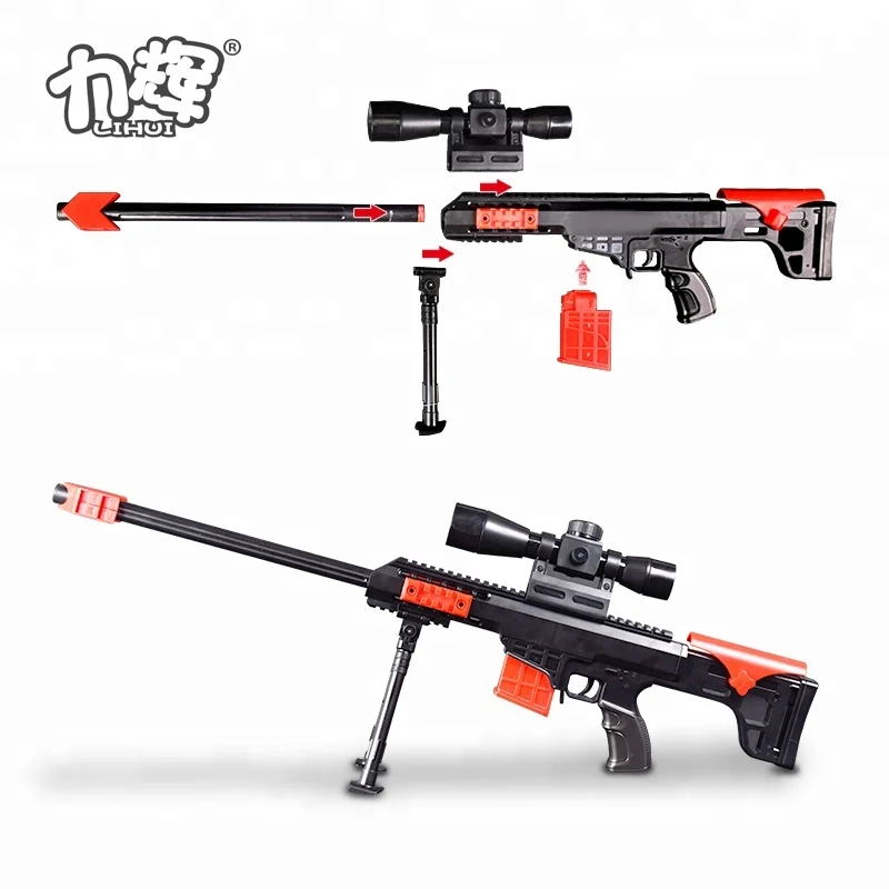 Double USE Electric Absorbent Crystal Bomb Crystal Water Bullet Gun Toy
