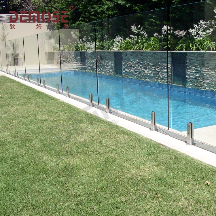 clear glass baluster for villas swimming pool
