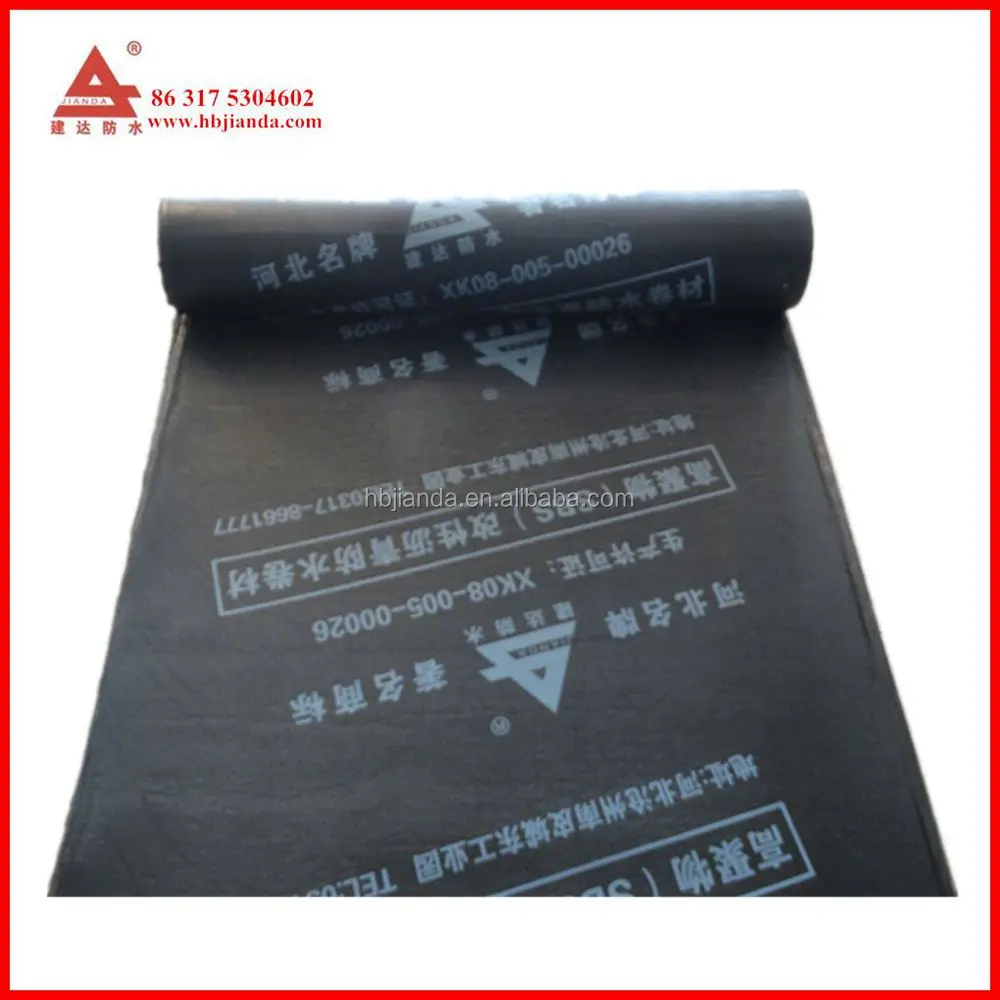 JIAN DA sbs app torched on waterproof roofing felt
