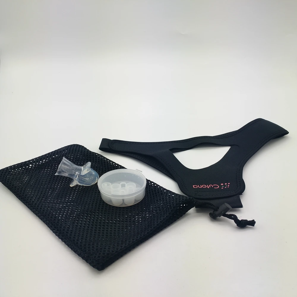 Odorless Anti Snore ChinStrap Stop Snoring Solution Comfortable Sleep Aid Device With Adjustable Strap For Men And Women