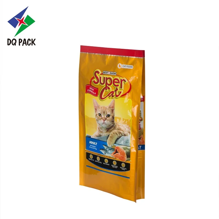 DQ PACK гибкая упаковка пластиковый пакет четырехсторонний герметичный мешок для корма собак