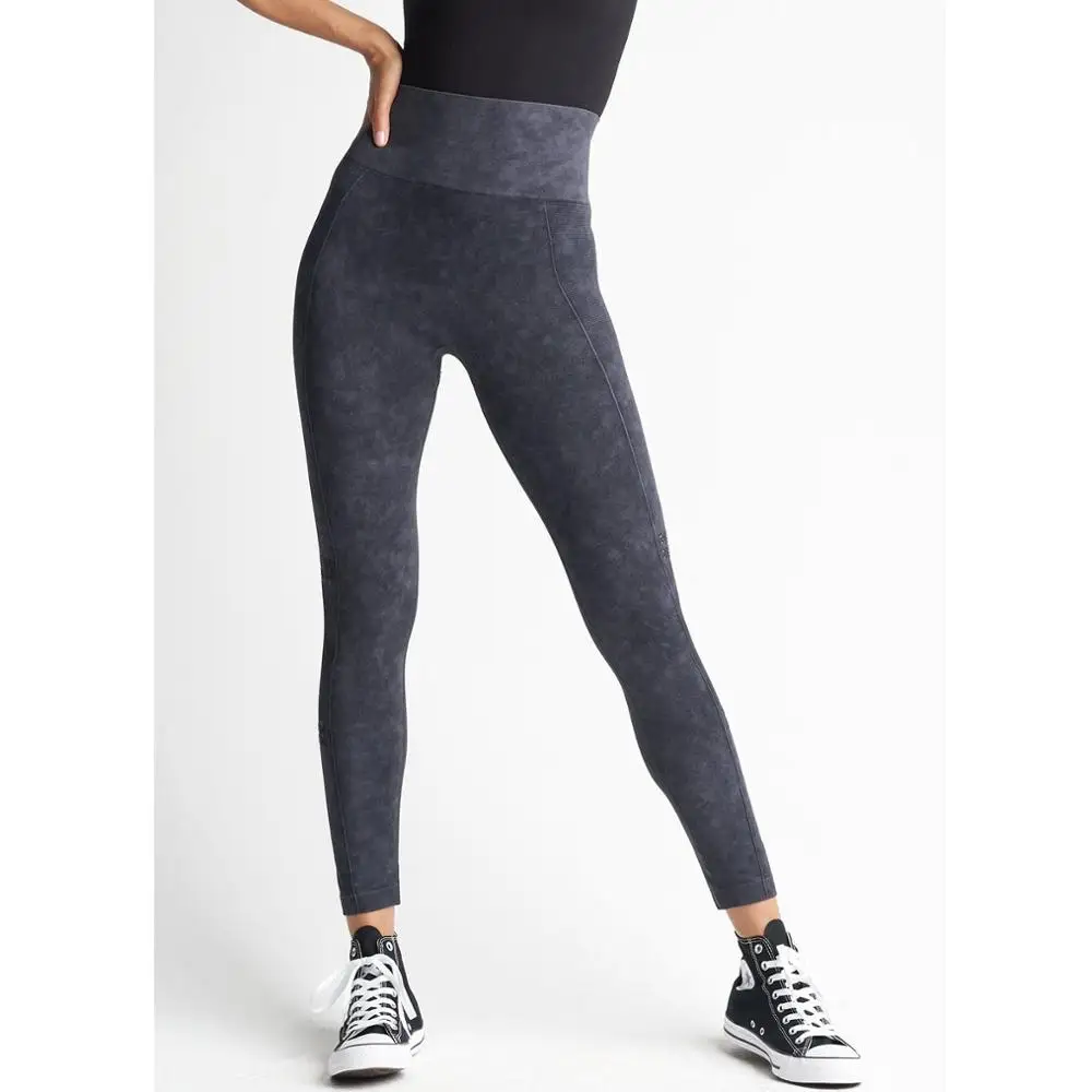 
Women Acid Washed Gym Leggings Seamless Vintage Leggings 