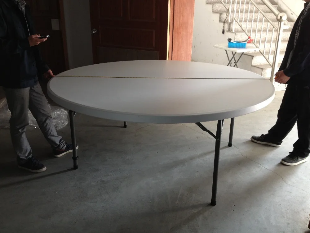 Commercial Rental Catering Folding Round Plastic Tables For Sale JC-J01