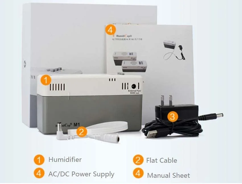 Custom logo big size digital cigar humidor humidifier box