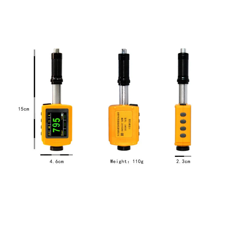  YUSHI LM330 портативный измеритель твердости Leeb/дюрометр с зондом типа