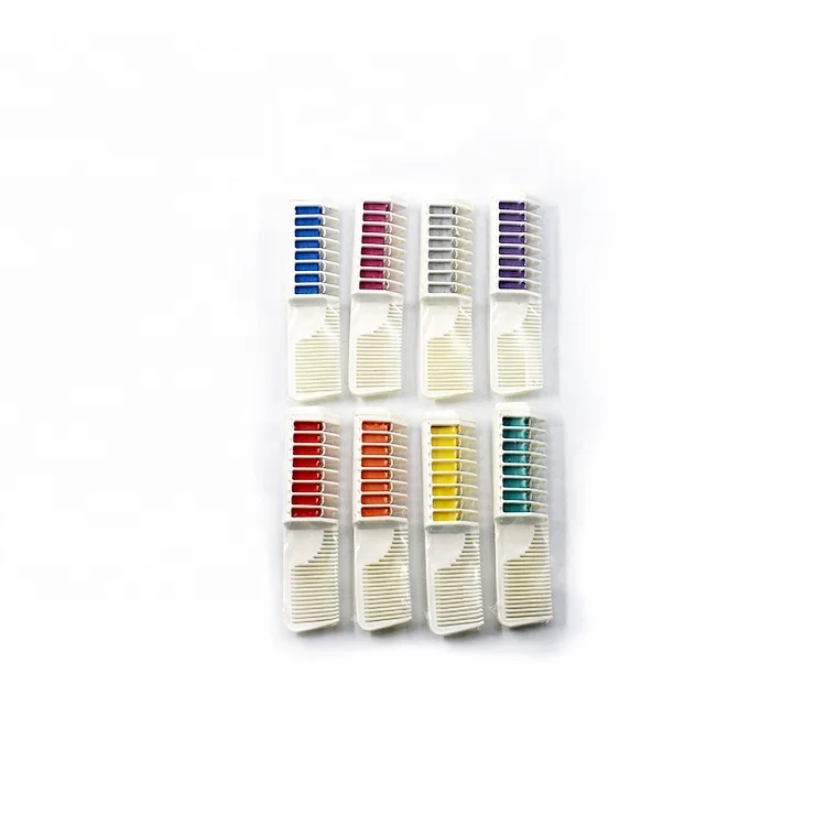 Professional Easy-to-Use Hair Chalk Dye 6 Non-Toxic Colors Temporary Hair Color for All Ages