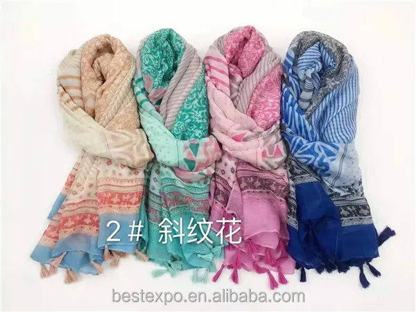 
wholesale girls wave point twill scarf jakarta shawl manufacturers modern hijab styles 