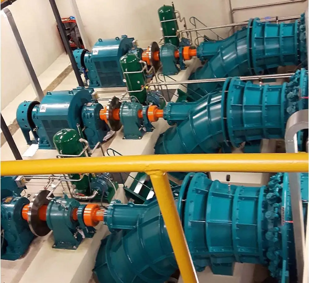 Мини-гидро-турбина S-типа Kaplan мощностью 100-200 кВт/маленькая водяная турбина для продажи