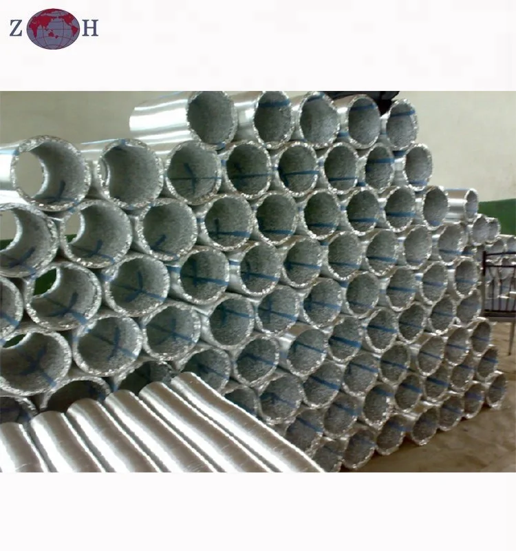 insulated flexible aluminum air duct machine