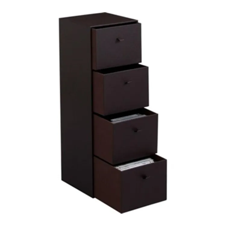 
Home Office 4 Drawer PU Leather Effect CD DVD Storage Box 