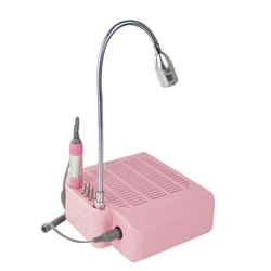 60W 35000RPM Nail dust collector Nail Drill Machine with table light