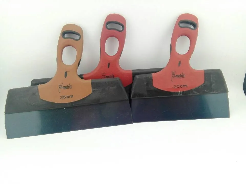 black plastic handle scraper
