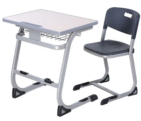 Modern Design College Single Student Table and Chair