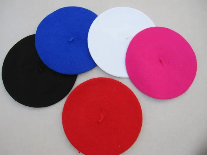 2021 New Style Women And mens black beret